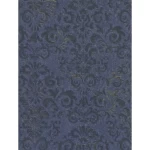 ورق جداري ايطالي تصميم كلاسيك مقاس 10 م×1.06م، كحلي، موديل81848