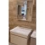 Decorative Washbasin 80 cm Light Woody with Wooden Cabinet & Mirror | Al Muhaidib Sanitary and Ceramic - Image 2
