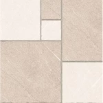 بلاط سيراميك سماكه 14 مم ابعاد 60×60 سم، لون بيج، تصميم حجري | سيراميك الرياض