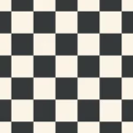 فينيل أرضيات PVC تصميم إيكونيك، سماكة 2.40 مم، أسود×أبيض، موديل 5827035