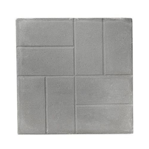 بلاط أسمنتي للأرضيات 40×40×4 سم لون رمادي تصميم مباني | Al Wasd Industrial