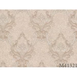 Classic wall covering beige, length 10m, width 1.06m, model 41321