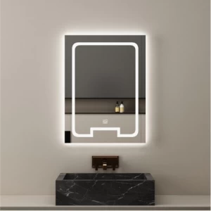 LED Mirror 60×80 Cm Modern Design Rectangular | Al Muhaidib Sanitary and Ceramic