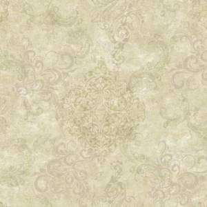 ورق حائط امريكي تصميم كلاسيك لون بيج، مقاس 10 م×0.53 م، موديل TB4246 | شركة بالبيد للديكور