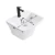 White Square Ceramic Wall Mounted Single Basin Washbasin, Size 52x48.5x33 cm