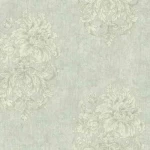 American floral wall Covering, size 10 m x 0.53 m, pale green color, model EP6125  