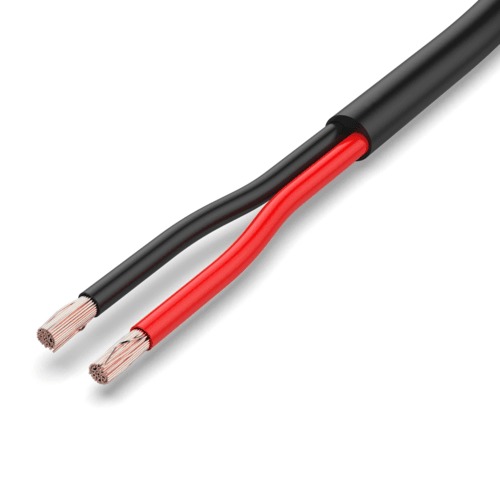 2.5mm Two Core Stranded Copper Cable 0.6/1kV, PVC 85°C Insulation, Black, 1000m | Saudi Cables Company