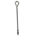 HDG Steel Eye Bolt, Size M16 x 430mm, Male Thread