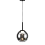 Modern LED Hanging Light, Black Color, Length 120 cm, Width 20 cm