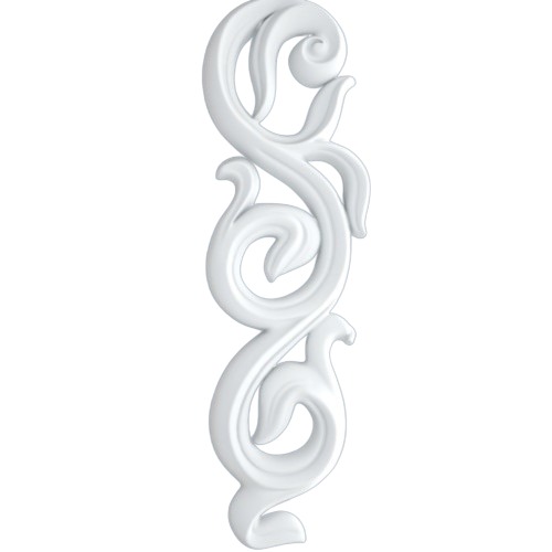 PU Foam Ceiling Cornices Size 46x14 cm White Color | Zakharef Company