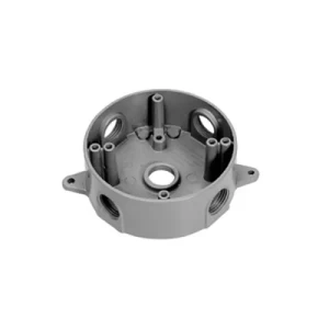 علبة دائرية ضد التأثيرات الجوية مقاس 3/4 inch، 5 فتحات، الالمنيوم المصبوب | United Electricals Company