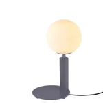 أباجورة طاولات كلاسيكية، 220 فولت، لون رمادي