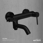 Shattaf Mixer External Establishment With two-way moving fog , Weight 1358 gram ,Color Matt Black