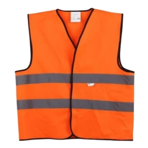 Reflective Safety Vest 3M Reflective Strips Size M Orange Polyester | Safety Store
