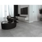 بلاط ارضيات داخلي سماكة 10 مم مقاس 60×60 سم، لون رمادي فاتح | الخزف السعودي