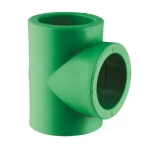 PPR Tee Chanal Size 0.5 inch  Inner Diameter 19.2 mm  Color Green