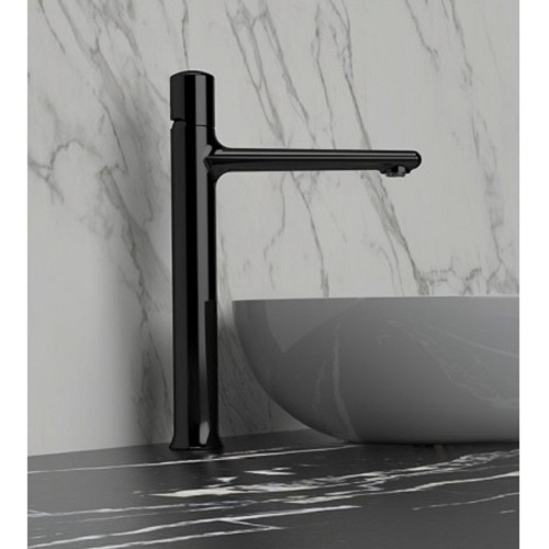 High Italian Automatic Bathroom Washbasin Mixer Brass, Black Color | Al Muhaidib Sanitary and Ceramic