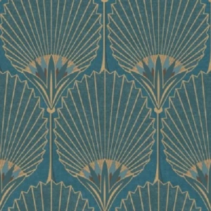 Belgian Wallpaper Classic Design 10m x 0.53cm Turquoise | Abyat Company