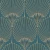Belgian wallpaper, Turquoise color, classic design, size 10m x 0.53cm