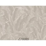 ورق جداري تصميم مشجر لون بيج شاحب طول 10 م، عرض1.06 م، موديل 78005