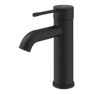 جروهي خلاط مغسلة قاعدي بمقبض واحد حجم صغير أسود، مجموعة Essence | Grohe