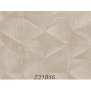 ورق حائط هندسي ايطالي 10 م×1.06 م بيج، موديل Z21846 | شركة بالبيد للديكور