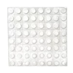 بلاط أسمنتي للأرضيات تصميم نافر، لون أبيض، أبعاد 40×40×4 سم | وسد للصناعة