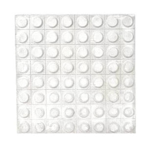 بلاط أسمنتي للأرضيات 40×40×4 سم أبيض، تصميم نافر | وسد للصناعة