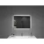 Silver Rectangular Mirror with Touch Lighting, Size 120x60 cm, Silver Color