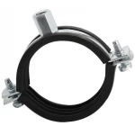  Pipe Clamp with EPDM Rubber lining, Size  1/2 inch | Aobsco Company