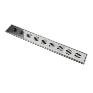 صفاية صرف مستطيلة مقاس 60×8 سم لون فضى | N167.514