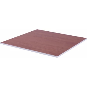 اسقف بلاط عادي سماكة 15 مم 600×600 مم بني، مطلي PVC | شركة جودة الصناعة المحدودة