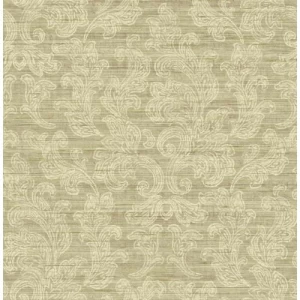 American Wallpaper Dark Beige Classic Design, Size 10mx0.53m, Model ZA31005 | Balbaid Decor Company