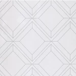 ورق حائط بلجيكي لون رمادي تصميم هندسي، مقاس 10 م×0.53 م، موديل صوت الالوان