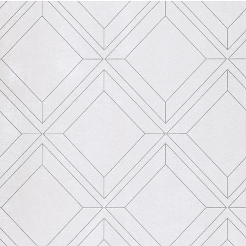 ورق حائط بلجيكي تصميم هندسي 10 م × 0.53 م لون رمادي | شركة ابيات