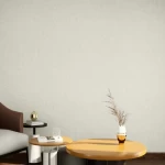 ورق جدران تصميم سادة، مقاس 10 م×50 سم، لون بيج