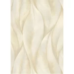 German wavy wall Covering, size 10 m x 0.53 m, Creamy color, model 10148-14
