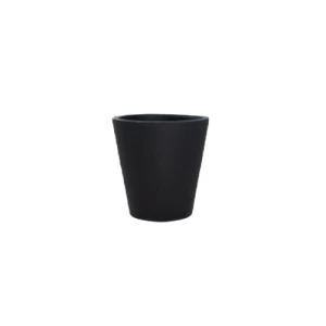 Concrete Pot Size 55x55 cm Black Cylinder Shape | Verde