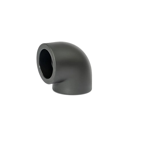 كوع PPR/PPR-UV زاوية 90° قطر 40 mm، لون أسود | مصنع المنار للمواسير