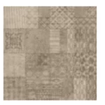 بلاط ارضيات بورسلان سمك 20 ملم بأبعاد 60×60 سم، جريش غامق، تصميم بورغونيا | شركة المستقبل