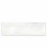 بلاط جدران سيراميكي أبيض سطح مطفي، مناسب للاستخدام الداخلي والخارجي، مقاس 7.5×30 سم، سماكة 1 ملم