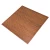 PVC Coated Perforated Gypsum Ceiling Tile, regular 600 x 600 mm, thickness 12.5 mm, brown color, circular design