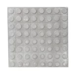 بلاط أسمنتي للأرضيات تصميم نافر، لون رمادي، أبعاد 40×40×4 سم | شركة الوسد الصناعية