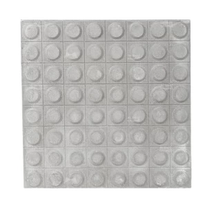بلاط أسمنتي للأرضيات 40×40×4 سم، تصميم نافر، لون رمادي | شركة الوسد الصناعية