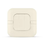 مفتاح انارة ثلاثي حبة عريضة 10 أمبير، بيج، مقاس 7×7 سم، 250 فولت | سبكترا