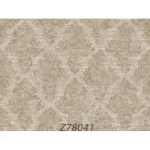 ورق جدران تصميم كلاسيك مقاس 10 م×1.06م، لون بيج غامق، موديل 78041