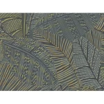 Dutch leaf patterned wall Covering, size 10 m x 0.53 m, green color, model 221311  
