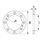HDPE Flange 16 mm Thickness 25 mm Diameter 16 bar Pressure Black | Union Pipe industry KSA - Image 2