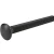 Black Galvanized Carriage Bolt Round Head Square Neck, Half Thread Grade 5 Size 3/4 inch    DIN 603   
