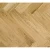 Herringbone natural wood parquet, brown color, size 72.5 x 13 x 1.4 cm, thickness 14 mm